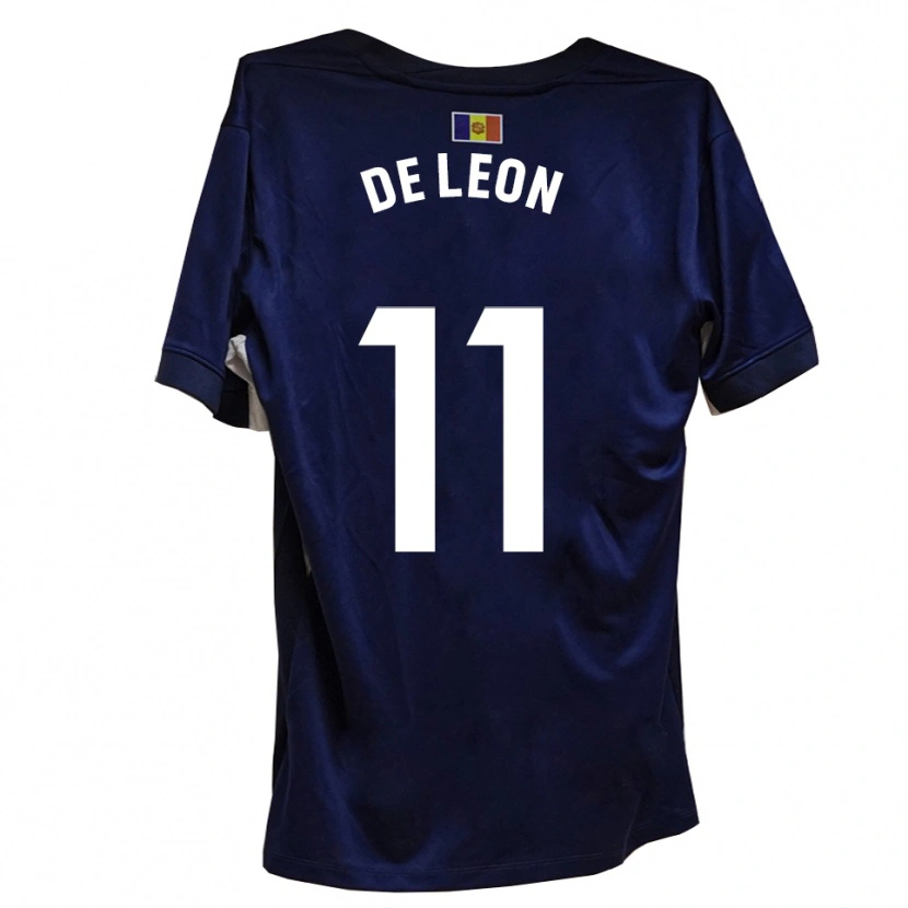 Danxen Män Lautaro De León #11 Marinblått Vitt Hemmatröja Matchtröjor 2025/26 Tröjor T-Tröja