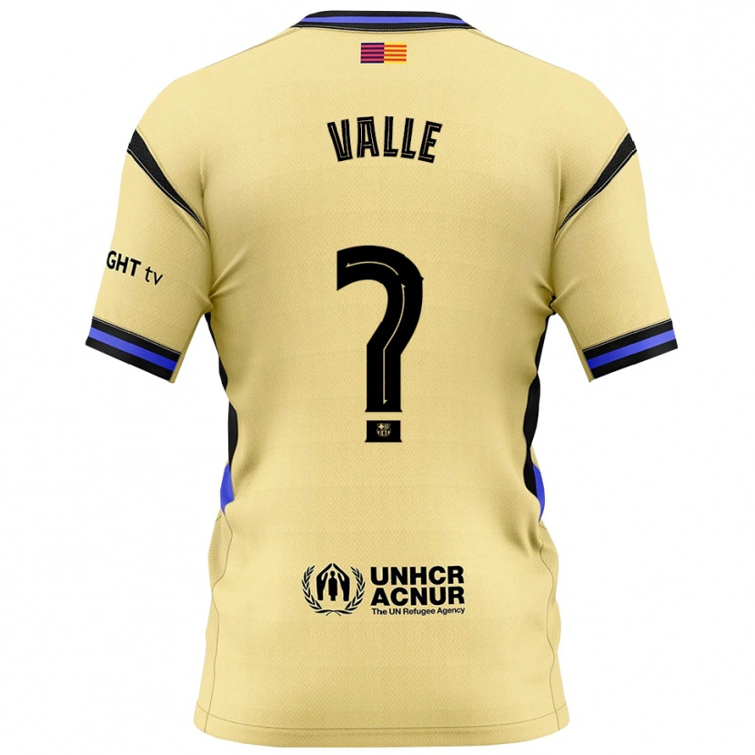 Danxen Män Alex Valle #0 Gul Svart Bortatröja Matchtröjor 2025/26 Tröjor T-Tröja