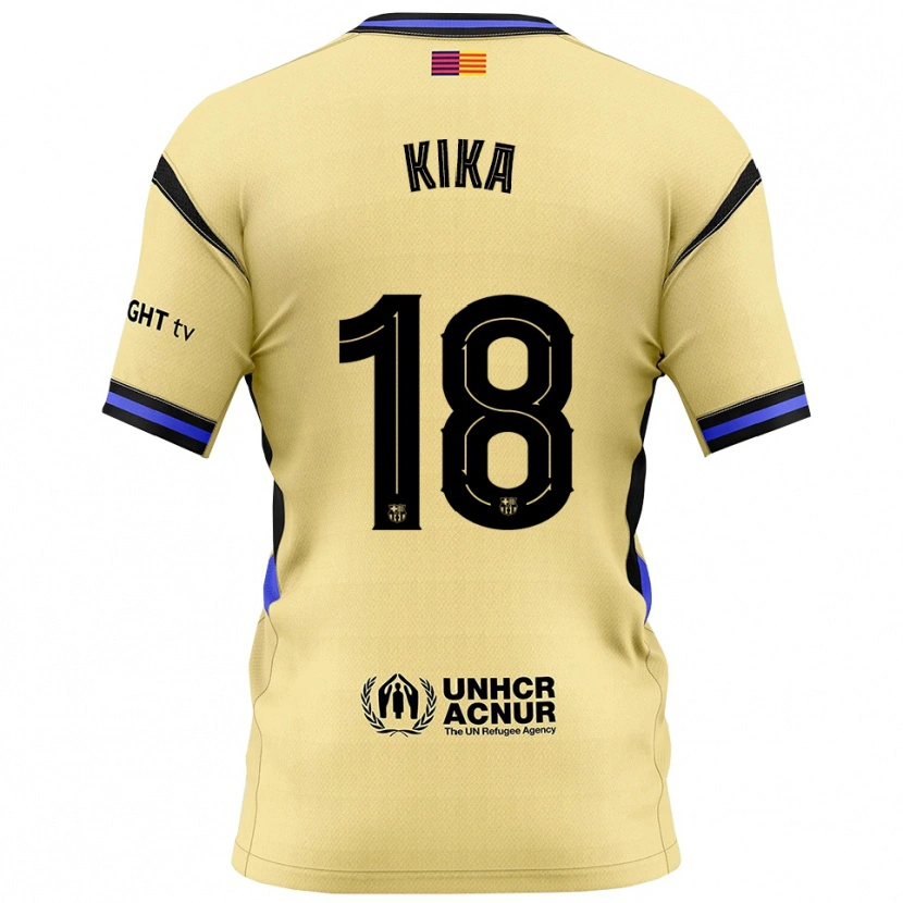 Danxen Män Kika Nazareth #18 Gul Svart Bortatröja Matchtröjor 2025/26 Tröjor T-Tröja