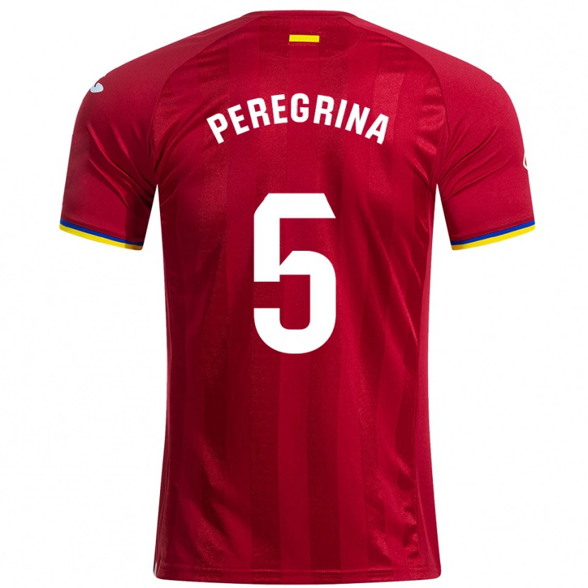 Danxen Män Álvaro Peregrina #5 Röd Gul Blå Bortatröja Matchtröjor 2025/26 Tröjor T-Tröja