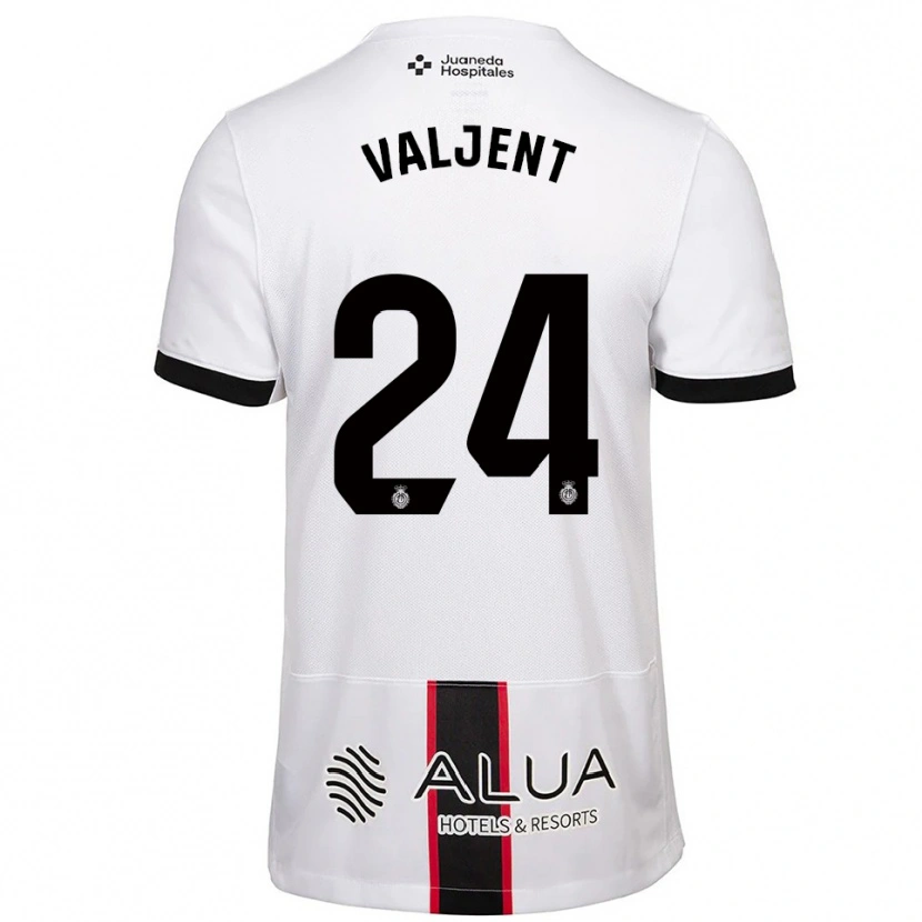 Danxen Män Martin Valjent #24 Vit Svart Bortatröja Matchtröjor 2025/26 Tröjor T-Tröja