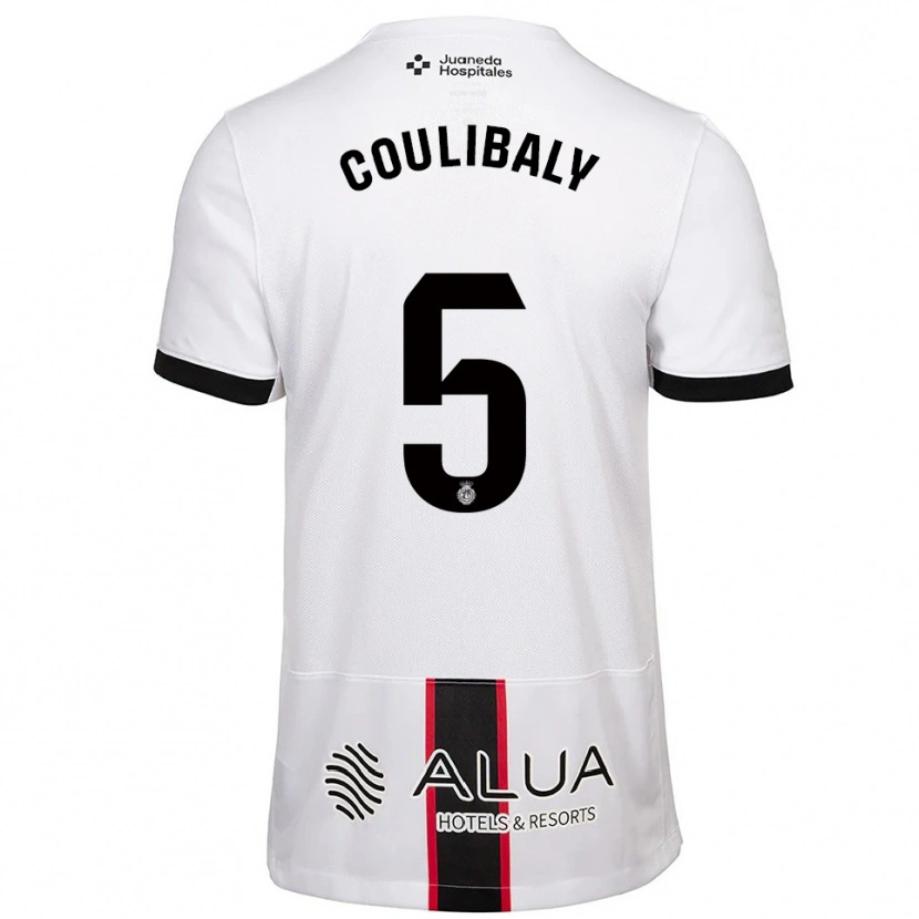 Danxen Män Habib Anas Coulibaly #5 Vit Svart Bortatröja Matchtröjor 2025/26 Tröjor T-Tröja