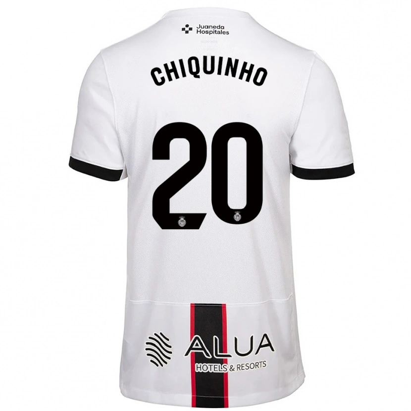 Danxen Män Chiquinho #20 Vit Svart Bortatröja Matchtröjor 2025/26 Tröjor T-Tröja