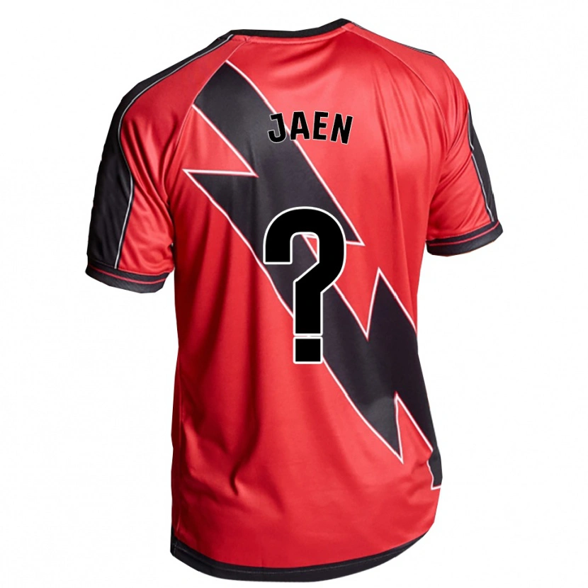 Danxen Män Carlos Jaén #0 Röd Svart Bortatröja Matchtröjor 2025/26 Tröjor T-Tröja