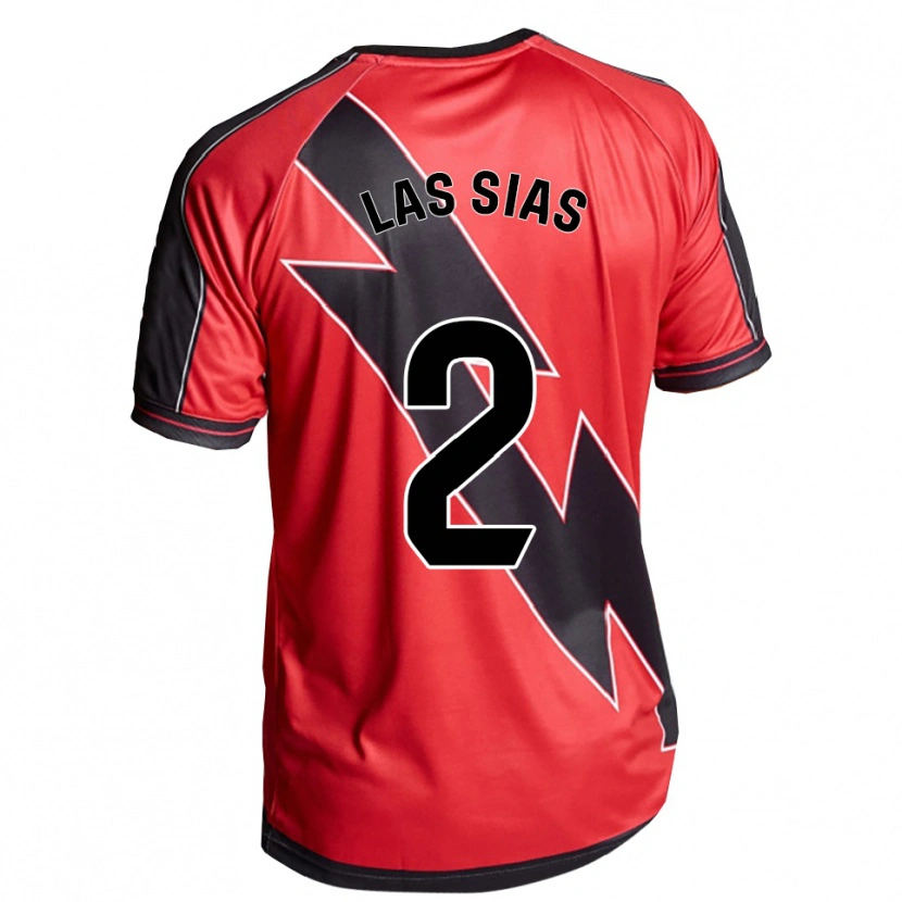Danxen Män Marco De Las Sías #2 Röd Svart Bortatröja Matchtröjor 2025/26 Tröjor T-Tröja