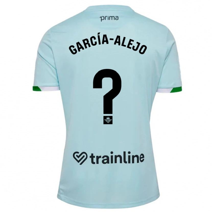 Danxen Män Raúl García-Alejo #0 Himmelsblå Grön Bortatröja Matchtröjor 2025/26 Tröjor T-Tröja