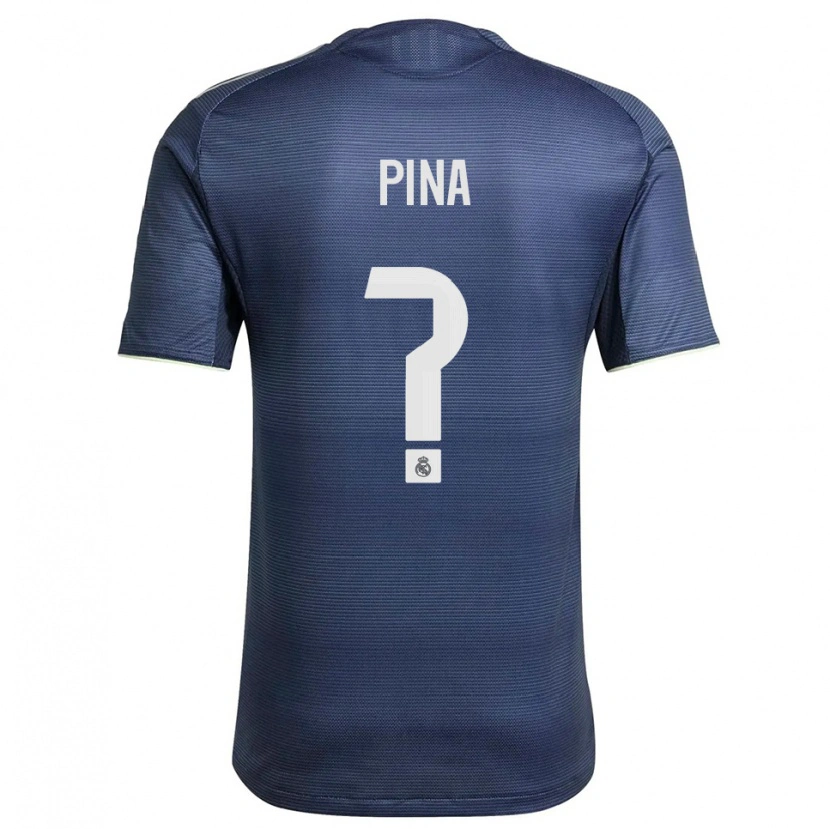 Danxen Män Marc Pina #0 Marinblå Silver Bortatröja Matchtröjor 2025/26 Tröjor T-Tröja