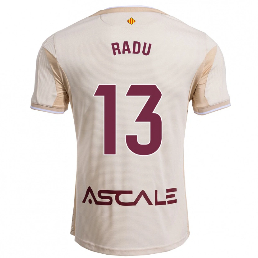 Danxen Män Sasha Radu #13 Off-White Bourgogne Bortatröja Matchtröjor 2025/26 Tröjor T-Tröja