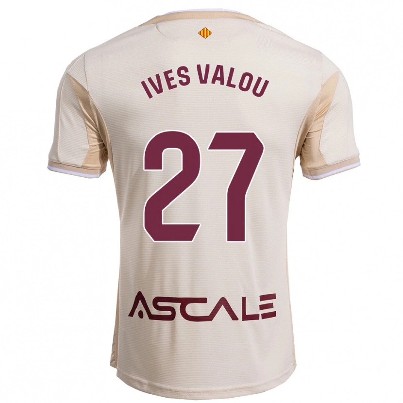 Danxen Män Jean Ives Valou #27 Off-White Bourgogne Bortatröja Matchtröjor 2025/26 Tröjor T-Tröja