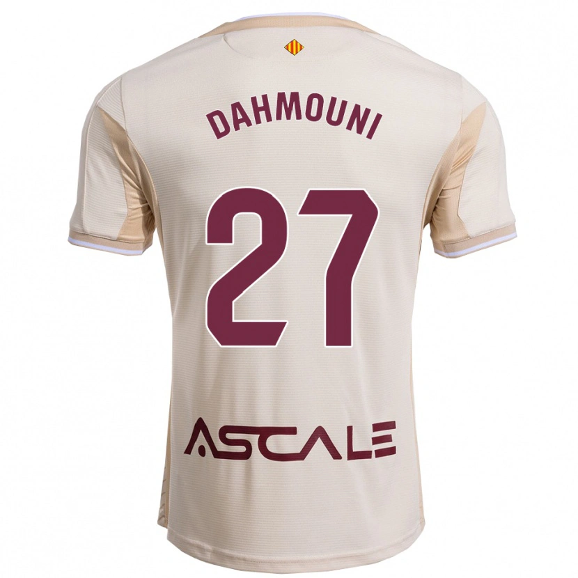Danxen Män Moha Dahmouni #27 Off-White Bourgogne Bortatröja Matchtröjor 2025/26 Tröjor T-Tröja