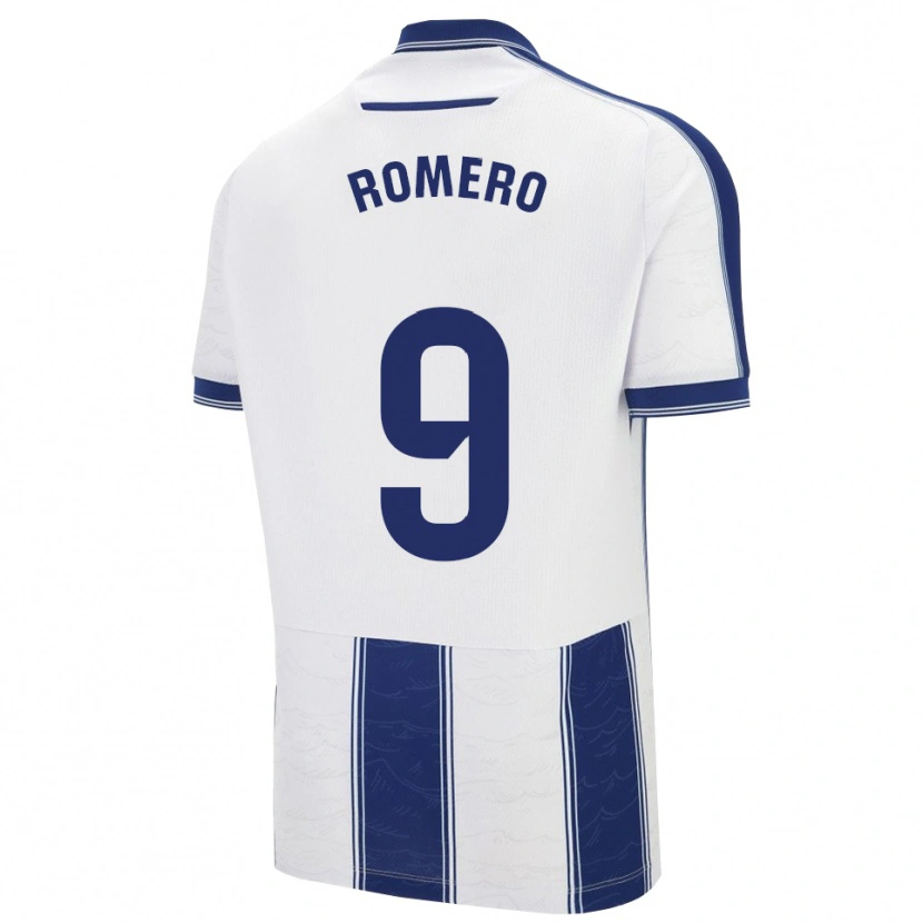 Danxen Män Iván Romero #9 Marinblå Vit Bortatröja Matchtröjor 2025/26 Tröjor T-Tröja