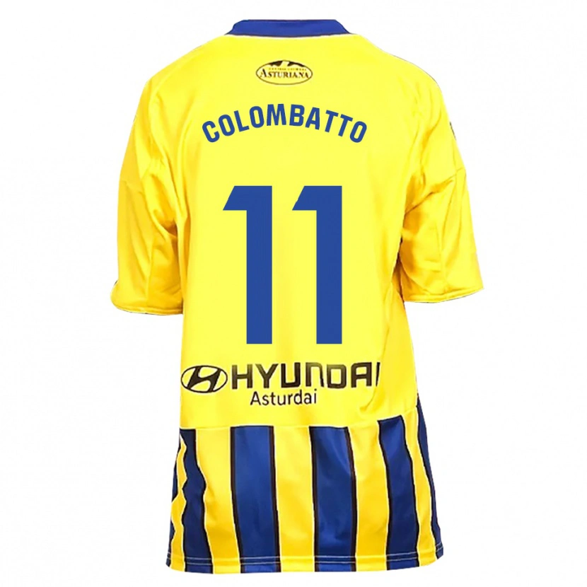 Danxen Män Santiago Colombatto #11 Gul Blå Bortatröja Matchtröjor 2025/26 Tröjor T-Tröja