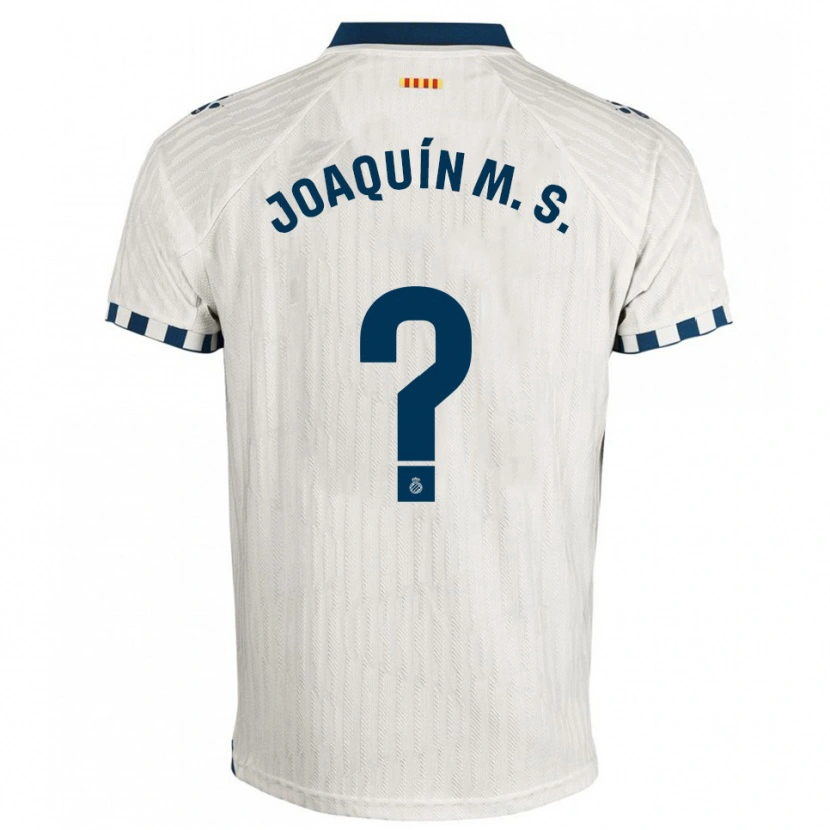 Danxen Män Joaquín Manuel Sánchez #0 Vit Blå Bortatröja Matchtröjor 2025/26 Tröjor T-Tröja