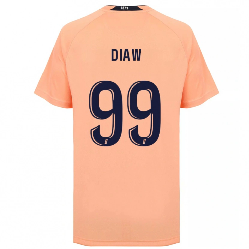 Danxen Män Mory Diaw #99 Orange Marinblått Bortatröja Matchtröjor 2025/26 Tröjor T-Tröja