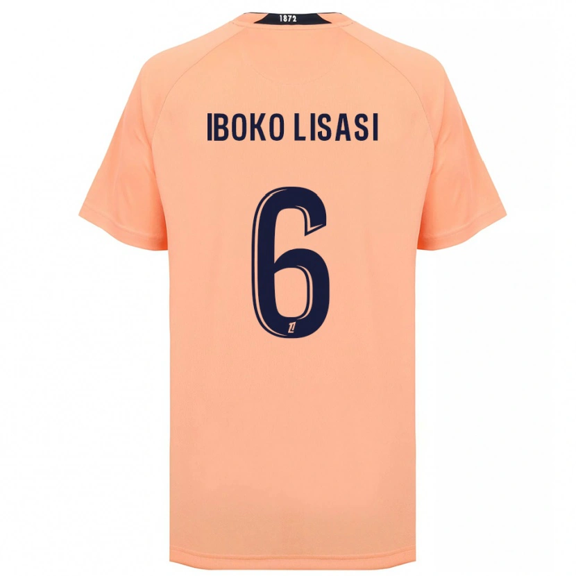 Danxen Män Malachie Iboko Lisasi #6 Orange Marinblått Bortatröja Matchtröjor 2025/26 Tröjor T-Tröja