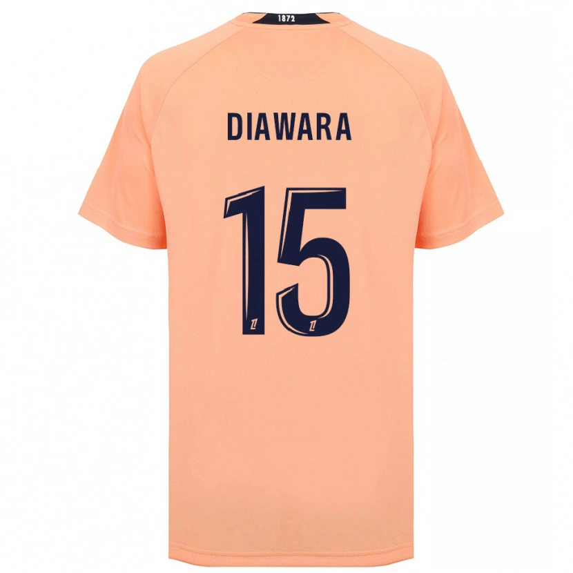 Danxen Män Kandet Diawara #15 Orange Marinblått Bortatröja Matchtröjor 2025/26 Tröjor T-Tröja