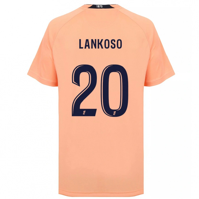 Danxen Män Lenny Lankoso #20 Orange Marinblått Bortatröja Matchtröjor 2025/26 Tröjor T-Tröja