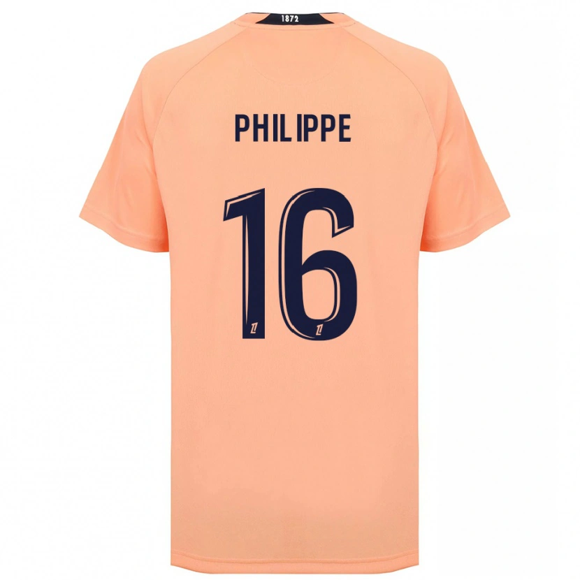 Danxen Män Laëtitia Philippe #16 Orange Marinblått Bortatröja Matchtröjor 2025/26 Tröjor T-Tröja