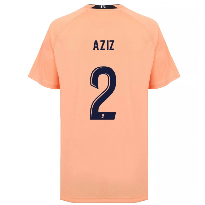 Danxen Män Hayman Aziz #2 Orange Marinblått Bortatröja Matchtröjor 2025/26 Tröjor T-Tröja