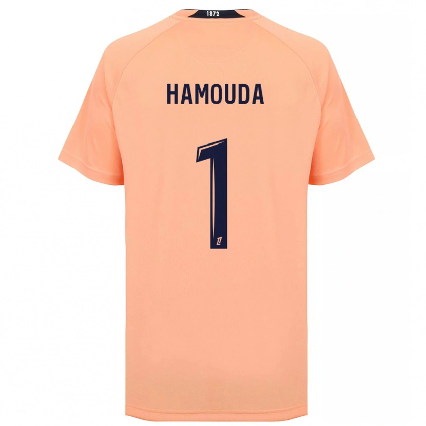Danxen Män Adel Hamouda #1 Orange Marinblått Bortatröja Matchtröjor 2025/26 Tröjor T-Tröja
