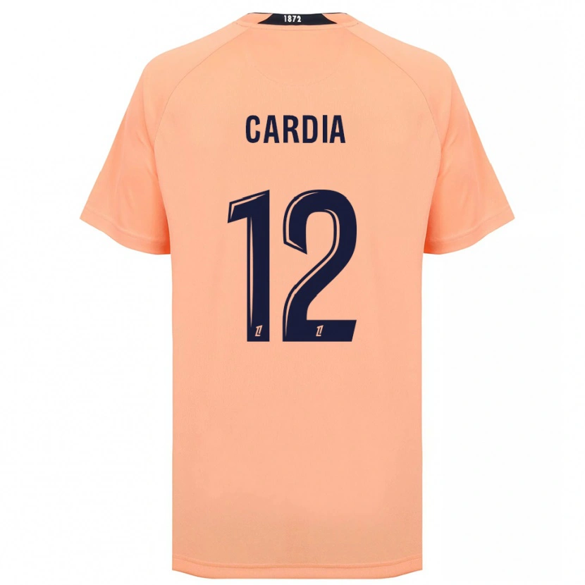 Danxen Män Mickaëla Cardia #12 Orange Marinblått Bortatröja Matchtröjor 2025/26 Tröjor T-Tröja