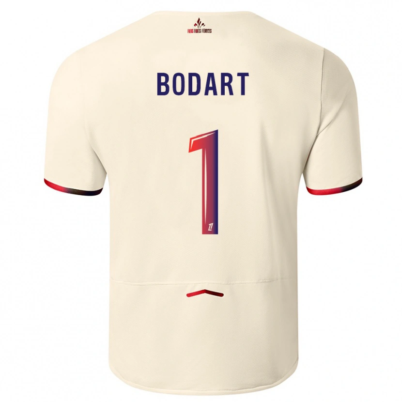 Danxen Män Arnaud Bodart #1 Off-White Röd Bortatröja Matchtröjor 2025/26 Tröjor T-Tröja