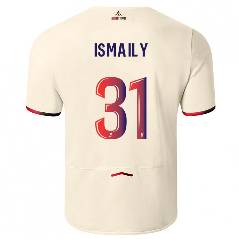 Danxen Män Ismaily #31 Off-White Röd Bortatröja Matchtröjor 2025/26 Tröjor T-Tröja
