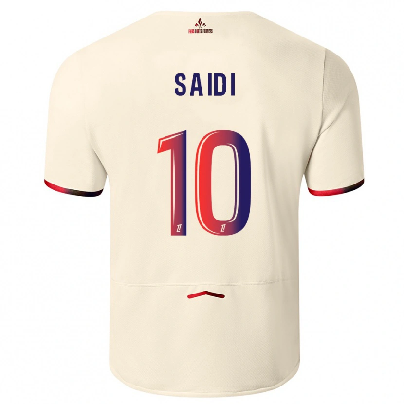 Danxen Män Rachel Saidi #10 Off-White Röd Bortatröja Matchtröjor 2025/26 Tröjor T-Tröja