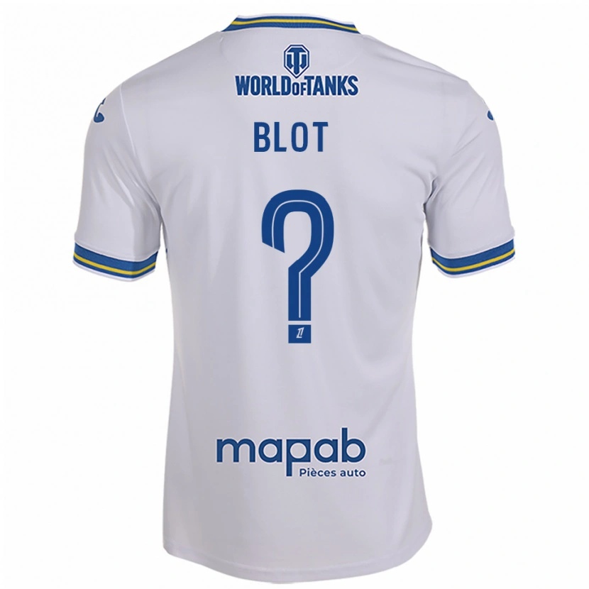Danxen Män Enzo Blot #0 Vit Himmelsblå Bortatröja Matchtröjor 2025/26 Tröjor T-Tröja