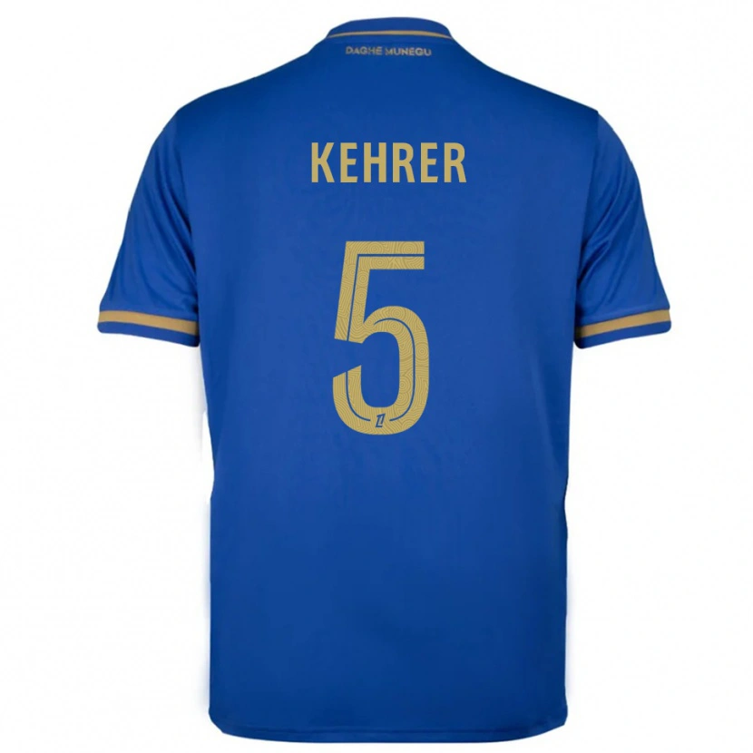 Danxen Män Thilo Kehrer #5 Blå Guld Bortatröja Matchtröjor 2025/26 Tröjor T-Tröja