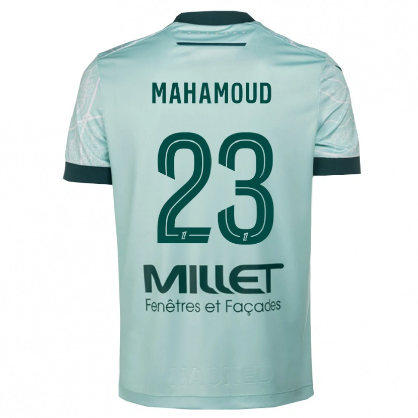 Danxen Män Adel Mahamoud #23 Grön Vit Bortatröja Matchtröjor 2025/26 Tröjor T-Tröja