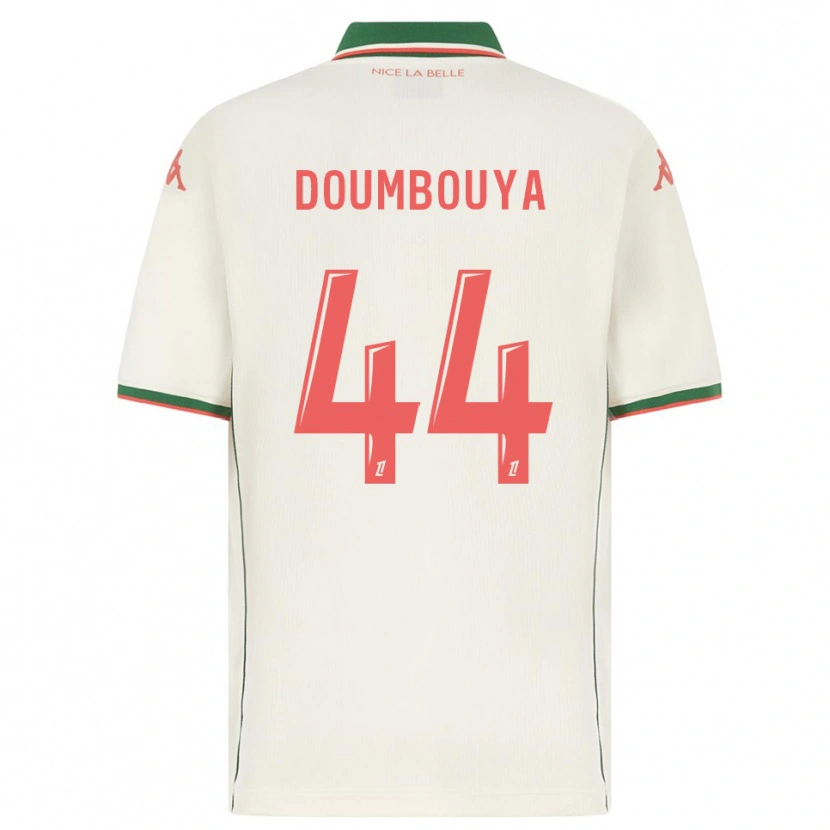 Danxen Män Amidou Doumbouya #44 Vit Grön Bortatröja Matchtröjor 2025/26 Tröjor T-Tröja