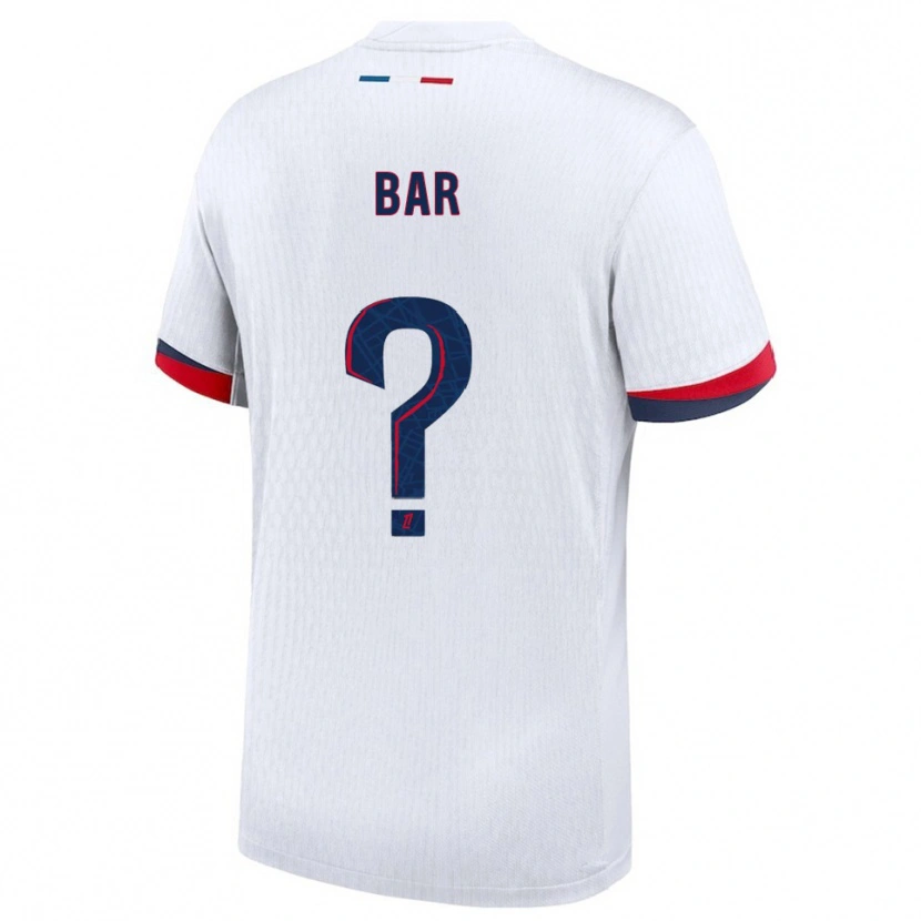 Danxen Män Arthur Bar #0 Vit Röd Bortatröja Matchtröjor 2025/26 Tröjor T-Tröja