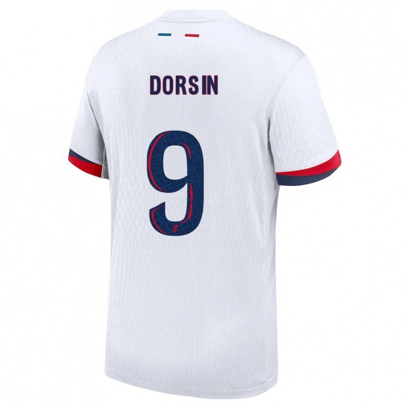 Danxen Män Frøya Dorsin #9 Vit Röd Bortatröja Matchtröjor 2025/26 Tröjor T-Tröja