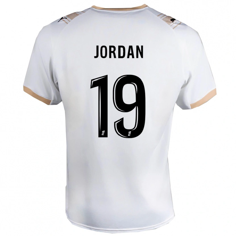 Danxen Män Jordan #19 Vit Svart Bortatröja Matchtröjor 2025/26 Tröjor T-Tröja