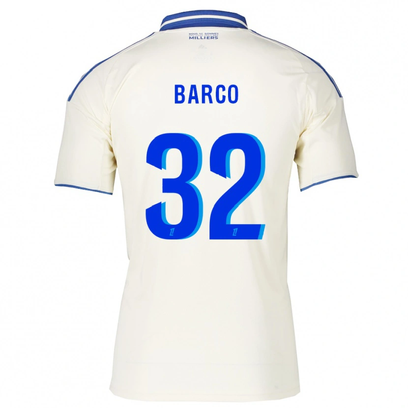 Danxen Män Valentín Barco #32 Champagne Blå Bortatröja Matchtröjor 2025/26 Tröjor T-Tröja