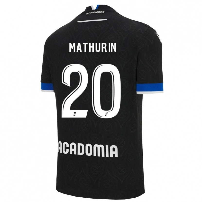 Danxen Män Anis Mathurin #20 Svart Vit Bortatröja Matchtröjor 2025/26 Tröjor T-Tröja