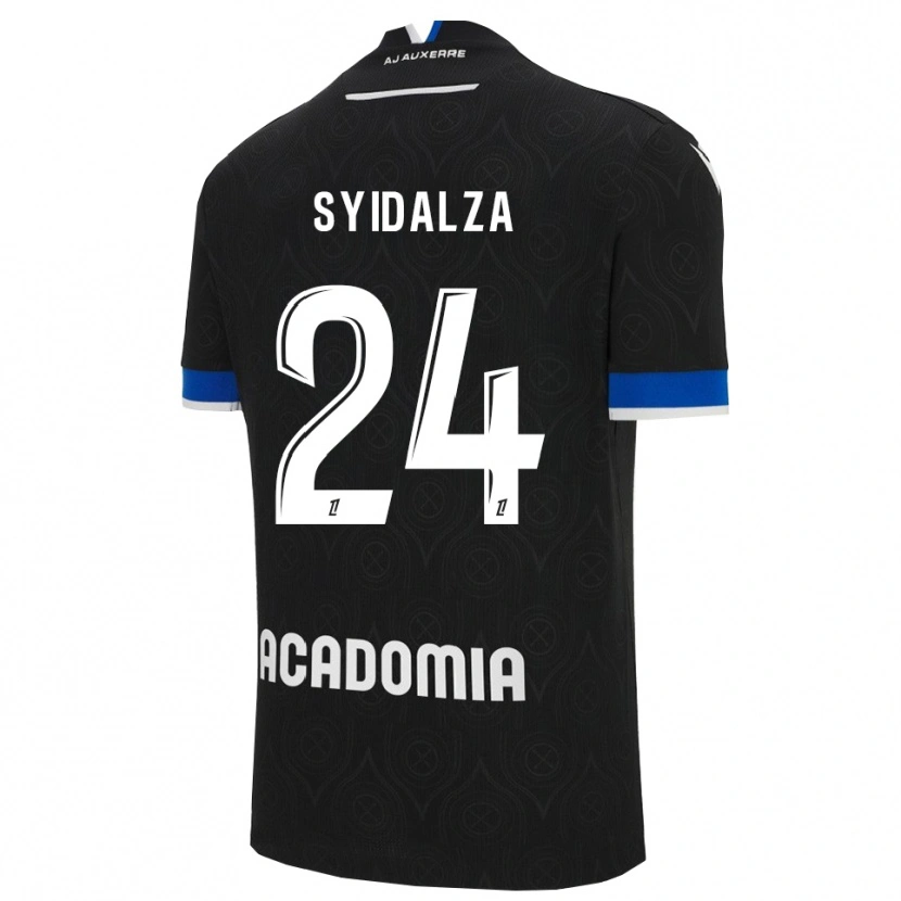 Danxen Män Denelzo Syidalza #24 Svart Vit Bortatröja Matchtröjor 2025/26 Tröjor T-Tröja