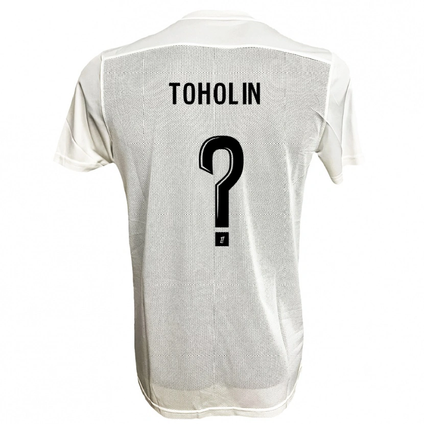 Danxen Män Haris Toholin #0 Svart Vit Bortatröja Matchtröjor 2025/26 Tröjor T-Tröja