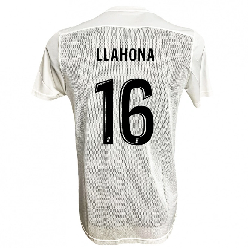 Danxen Män Yann Llahona #16 Svart Vit Bortatröja Matchtröjor 2025/26 Tröjor T-Tröja