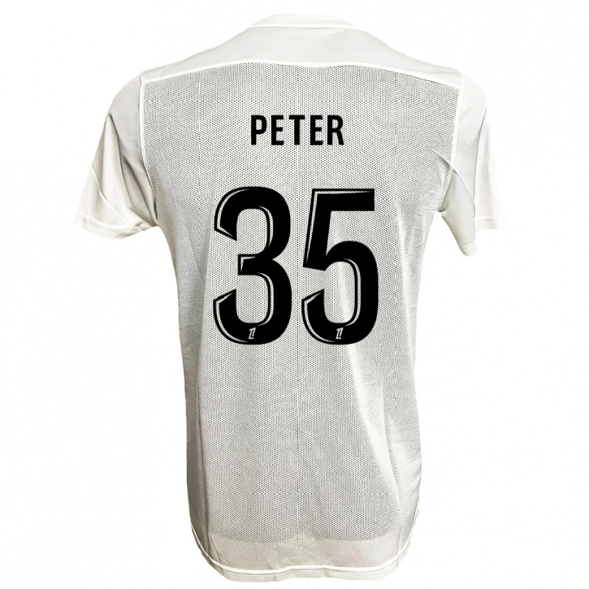 Danxen Män Prosper Peter #35 Svart Vit Bortatröja Matchtröjor 2025/26 Tröjor T-Tröja