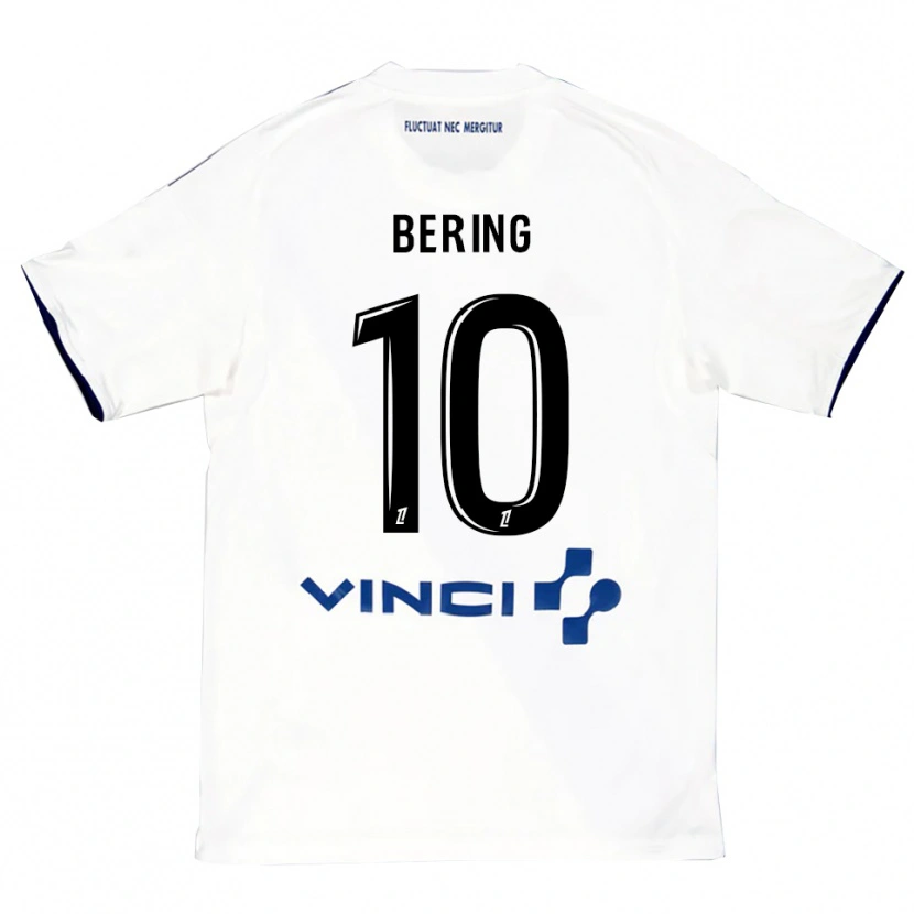 Danxen Män Aymerick Bering #10 Vit Blå Bortatröja Matchtröjor 2025/26 Tröjor T-Tröja