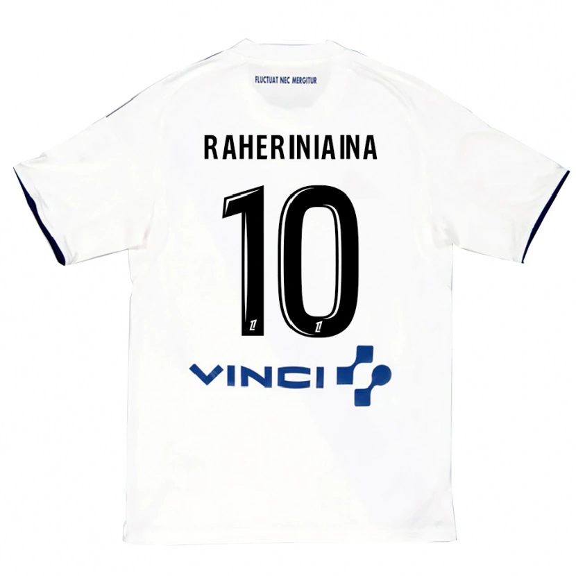 Danxen Män El Hadary Raheriniaina #10 Vit Blå Bortatröja Matchtröjor 2025/26 Tröjor T-Tröja