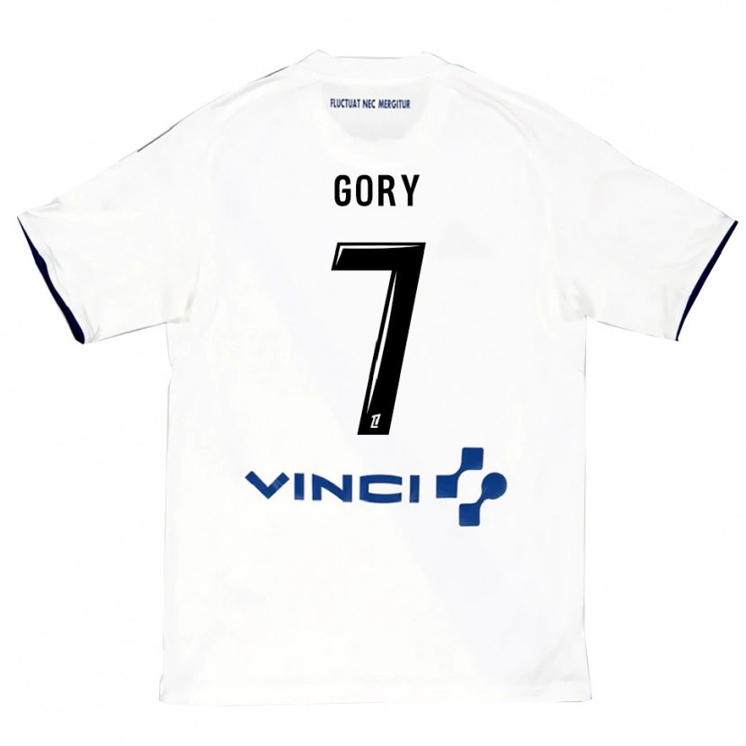 Danxen Män Alimami Gory #7 Vit Blå Bortatröja Matchtröjor 2025/26 Tröjor T-Tröja