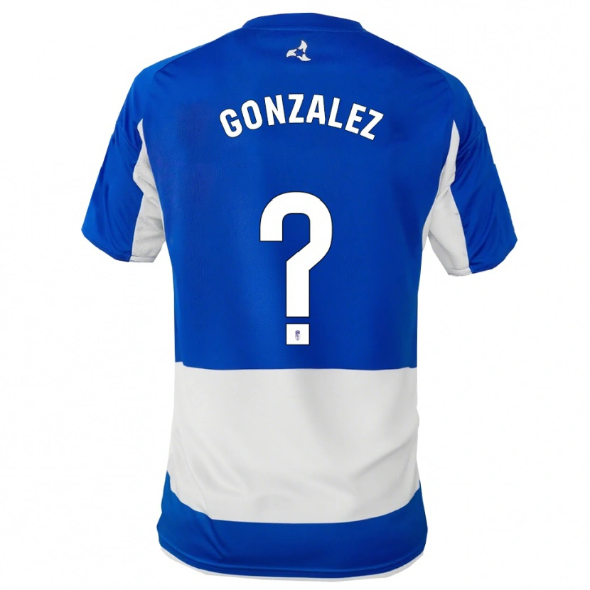 Danxen Män Paco González #0 Blå Vit Bortatröja Matchtröjor 2025/26 Tröjor T-Tröja