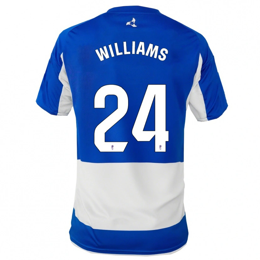 Danxen Män Loïc Williams #24 Blå Vit Bortatröja Matchtröjor 2025/26 Tröjor T-Tröja