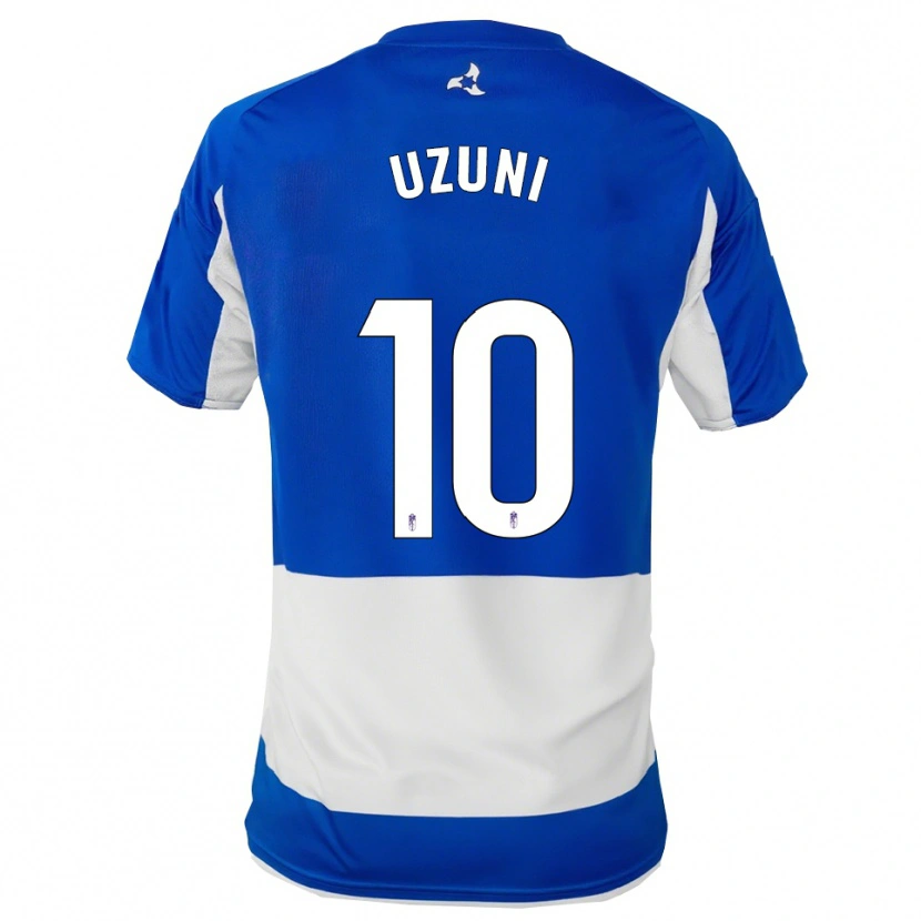 Danxen Män Myrto Uzuni #10 Blå Vit Bortatröja Matchtröjor 2025/26 Tröjor T-Tröja