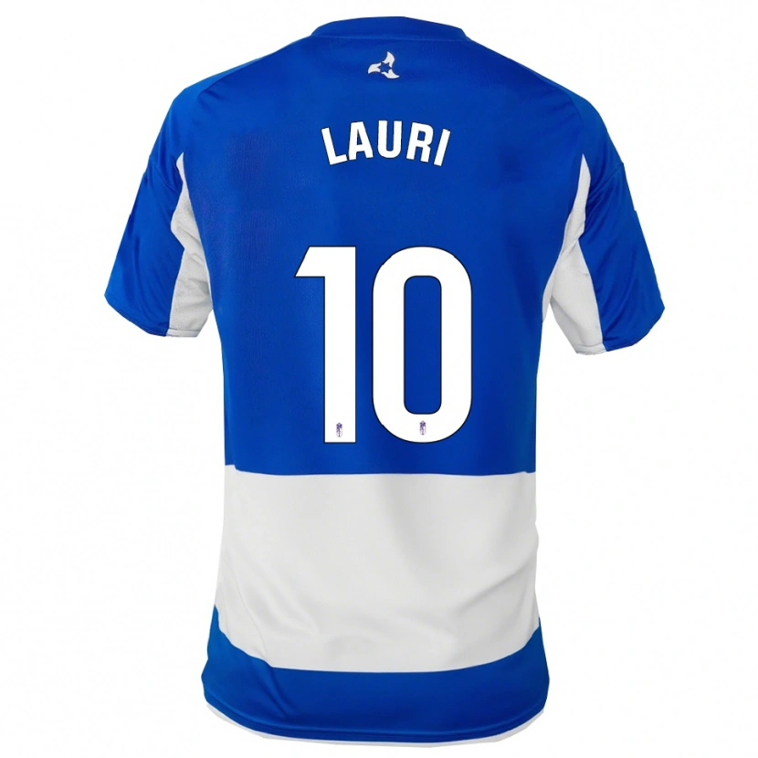 Danxen Män Laura Requena Sánchez #10 Blå Vit Bortatröja Matchtröjor 2025/26 Tröjor T-Tröja
