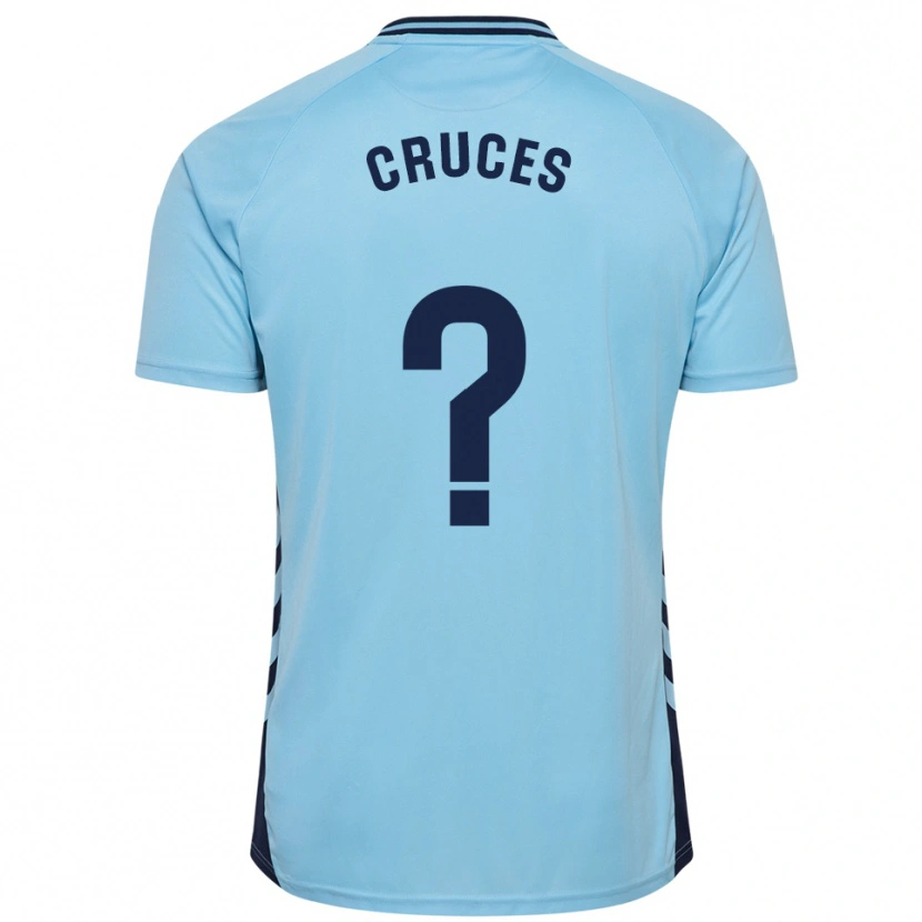 Danxen Män Denis Cruces #0 Himmelsblå Bortatröja Matchtröjor 2025/26 Tröjor T-Tröja
