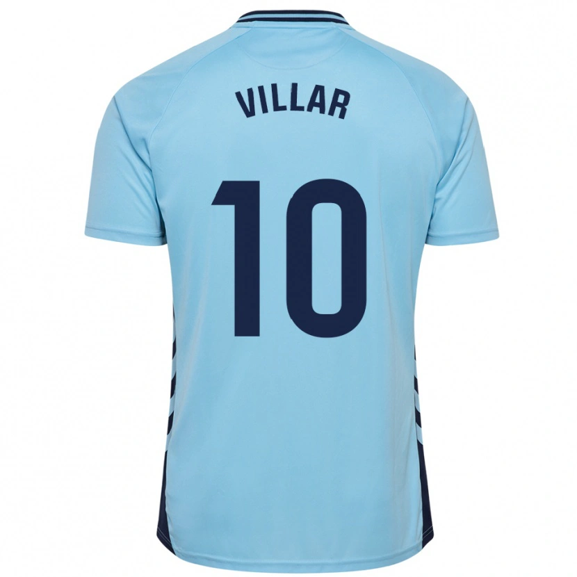 Danxen Män Andy Villar #10 Himmelsblå Bortatröja Matchtröjor 2025/26 Tröjor T-Tröja
